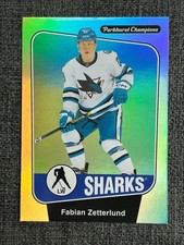 Fabian Zetterlund 2024-25 Parkhurst Champions Hockey Rainbow Foilboard #31