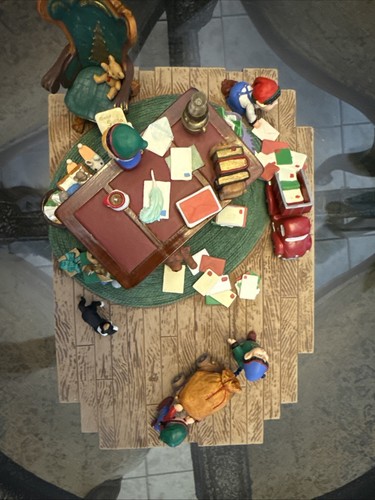 2001 Hallmark Studio Edition Santa's Desk Limited Edition Keepsake Ornament Club - Picture 4 of 14