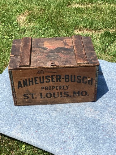 1933 Anheuser Busch 1st POST PROHIBITION CRATE Breweriana-Owen’s Bottling RARE