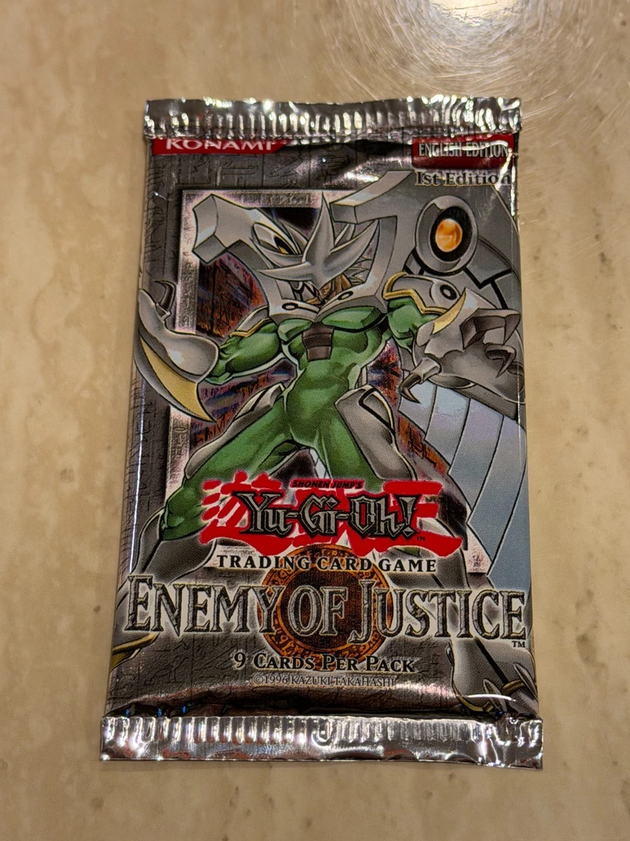 Yu-Gi-Oh! TCG Enemy of Justice Sealed Collectible Card Game Packs