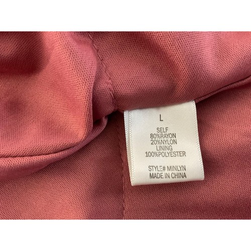Mi Ami for Francesca's Women's Large Pink Dress Puff Sleeve Elastic Waist New - Picture 10 of 13