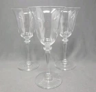 Set 3 Steuben 6401 Water Goblets  8 1/8"