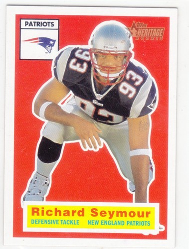 Richard Seymour #122 2001 Topps Heritage card