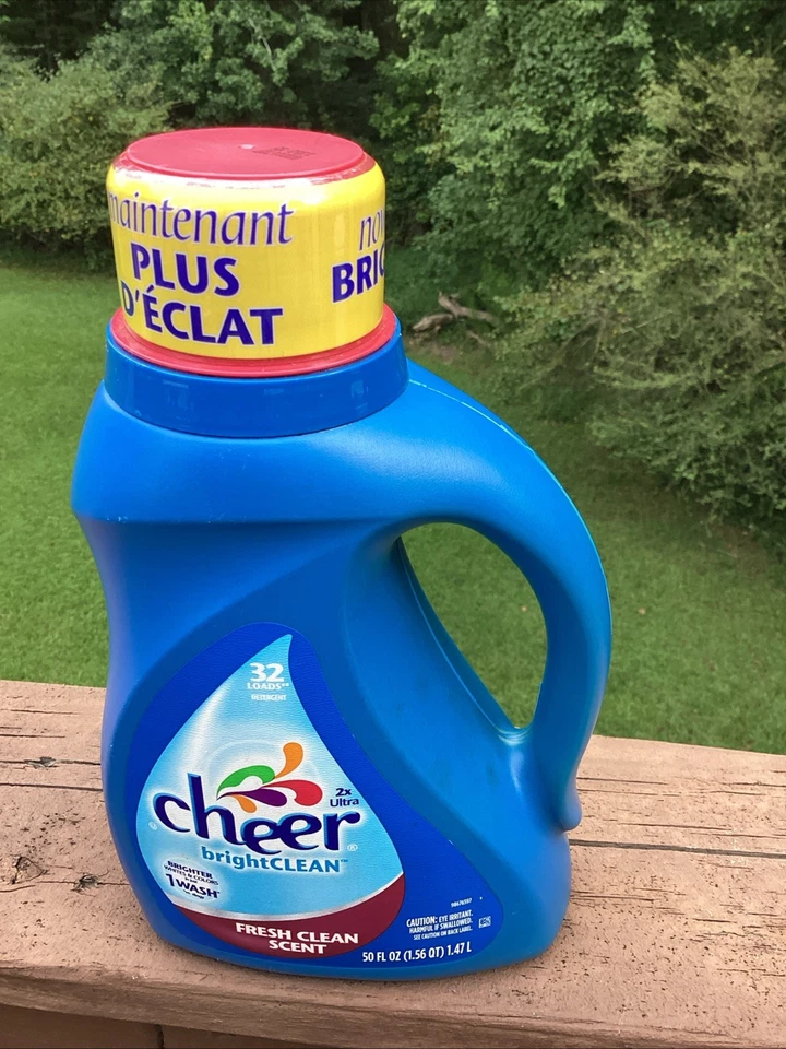 Cheer Bright Clean Liquid Laundry Detergent Fresh Clean Scent 50 oz 32 Load - Image 4 of 4