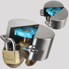 Outdoor Faucet Lock, Water Hose Bib Spigot Lock Stainless Steel Cover Padlock