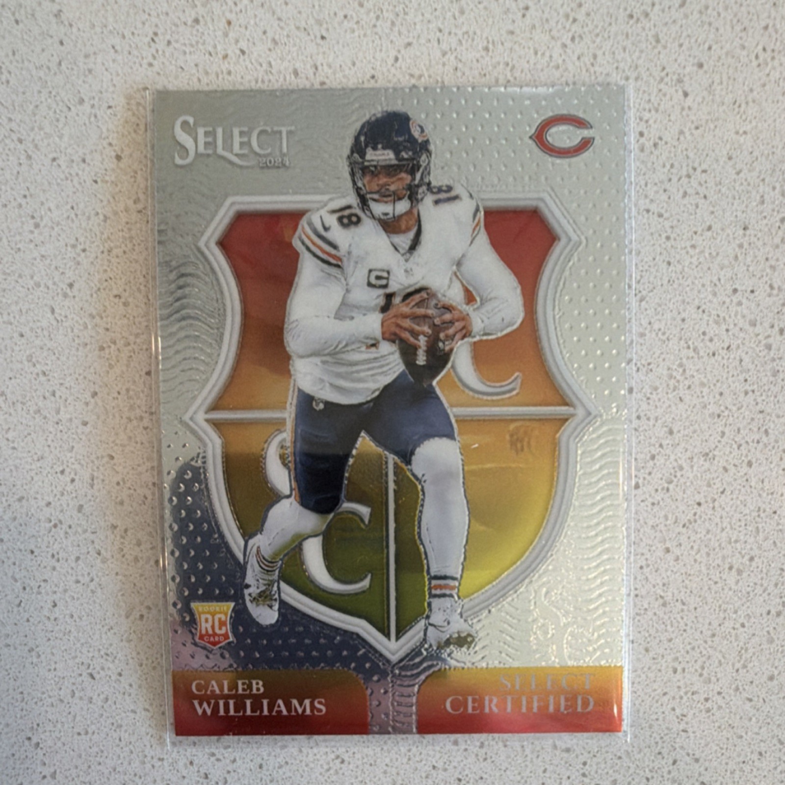 2024 Panini Select Certified Caleb Williams Rookie Insert #1 Chicago Bears NFL
