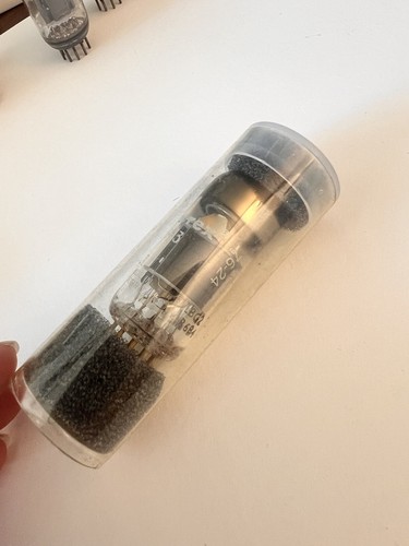 7643 Gold Pin Amperex PQ Special QUALITY E80CF Audio Tube Mitcham Factory - Picture 16 of 24