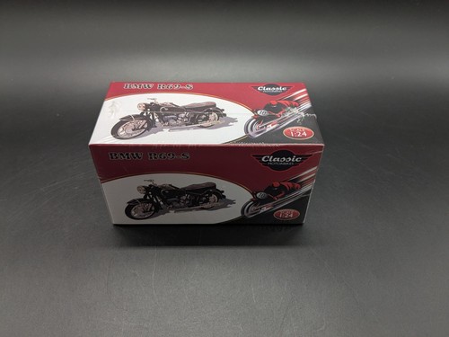 Atlas Classic Motorbikes BMW R69-S 1/24 Scale New & Sealed & Leaflet. - Picture 4 of 12