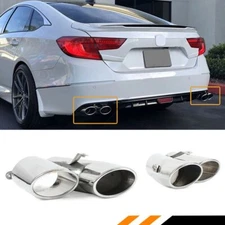 FOR 2018-2022 ACCORD SPORT TOURING AKASAKA QUAD TIP MUFFLER EXHAUST FINISHER NEW