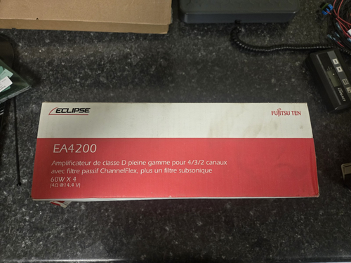 Old School Eclipse EA4200 Power Amplifier, ULTRA RARE, Vintage, Amp NEW IN BOX - Picture 7 of 8