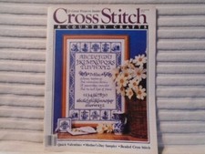 Cross Stitch and Country Crafts Magazine Jan/Feb 1986 Valentines Mother s Day
