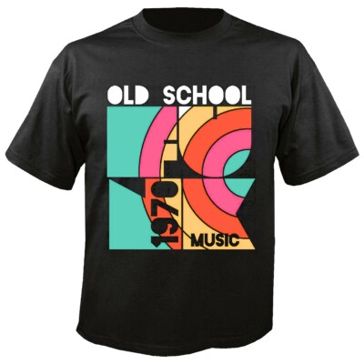 T-Shirt OLD SCHOOL 70ER FUNKY TECHNO JAZZ FUNKY SOUL TRANCE FESTIVAL HOUSE