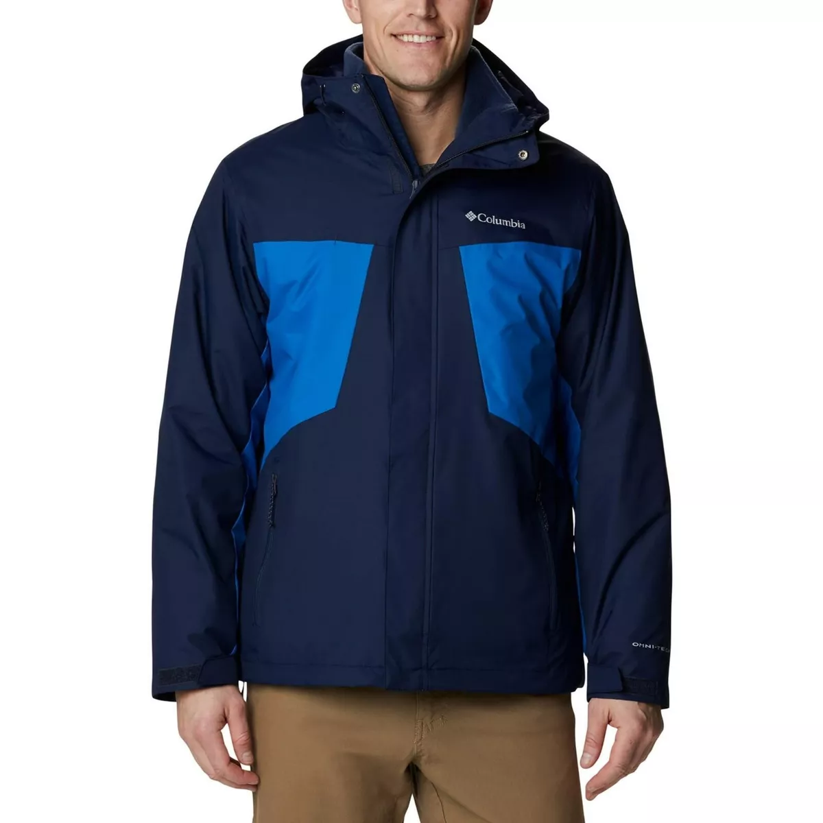 Columbia Men's Tunnel Falls Interchange Jacket Coat Detachable Fleece Lined  L