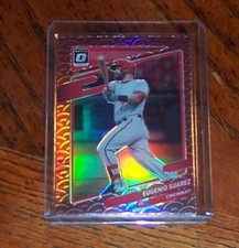 Eugenio Suarez  2021 Panini Donruss Optic Photon SSP Case Hit