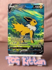 *CUSTOM* Jolteon V 003/009 YB Subian Yigao Ed. Handmade Textured Art TCGKITTEN