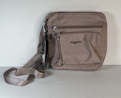 Baggallini Women's Modern Pocket Crossbody BLUSH SHIMMER-NWT
