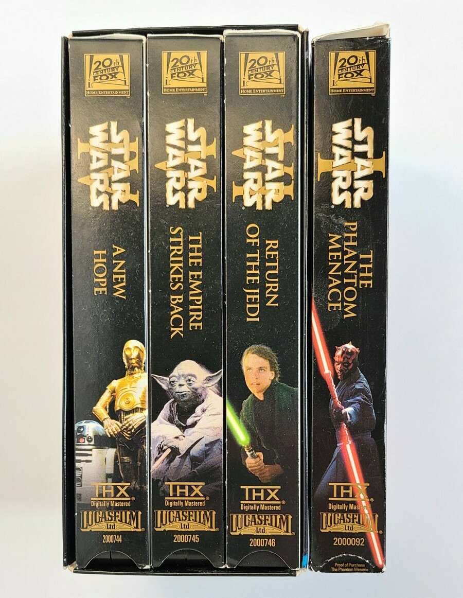 Star Wars Trilogy (2000) VHS Box Set w/ Phantom Menace