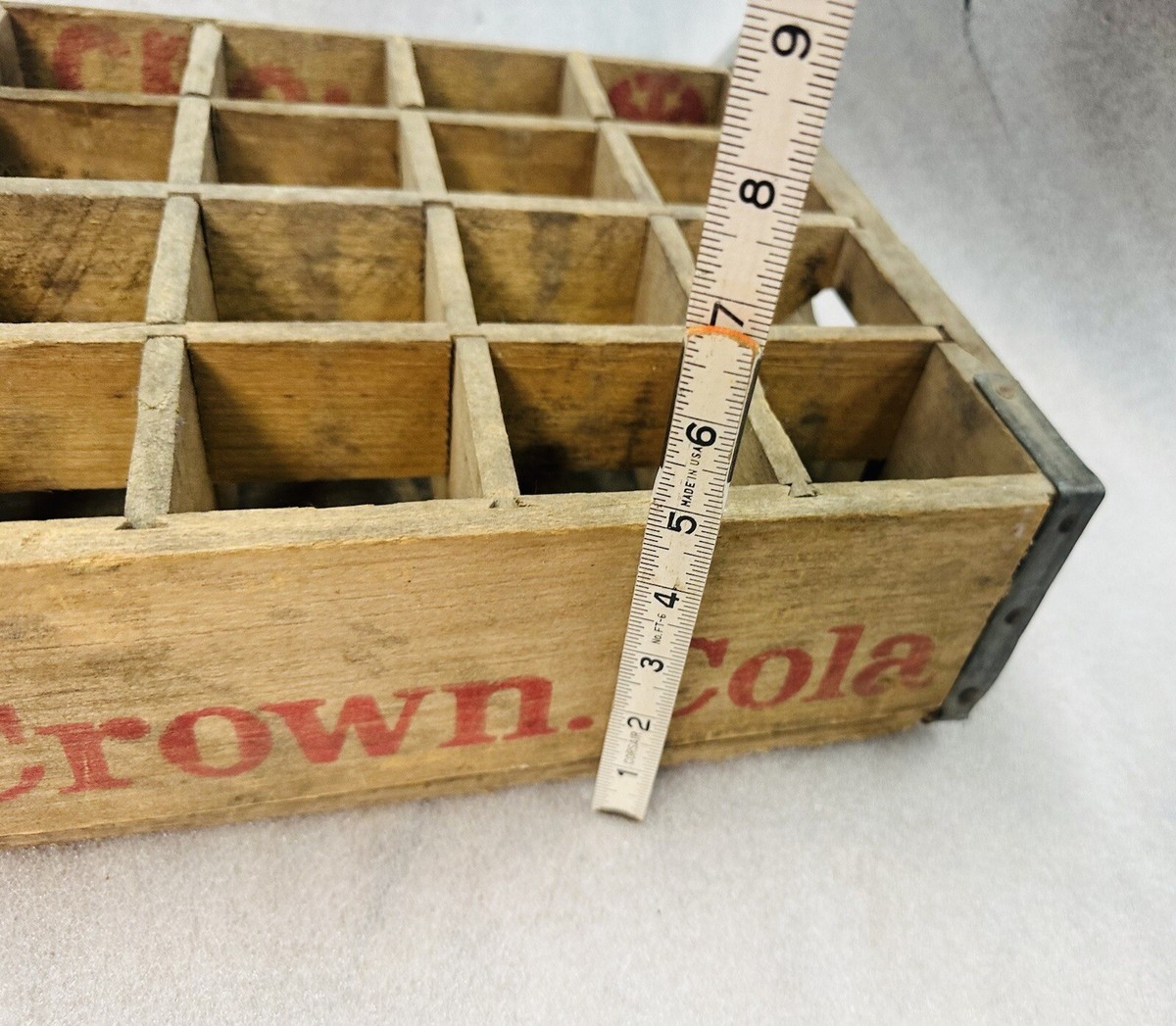 CROWN COLA 木製ボックス RC Royal Crown Cola Wood Crate – The