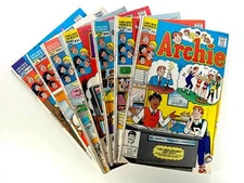 ARCHIE COMICS (1989-90) #366 367 368 369 370 373 376 BETTY VERONICA Lot FN to VF