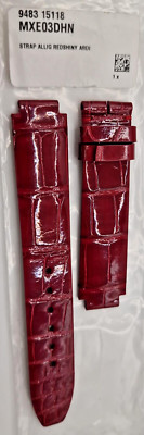 Uhrenarmband Original Baume & Mercier MXE03DHN mm17/12 Buckle 16 Alligator Glanz
