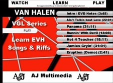 Custom Guitar Lessons, Learn Van Halen EVH - DVD Video