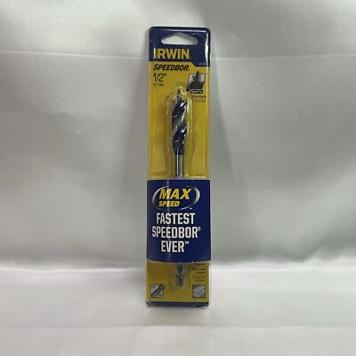 Irwin Speedbor Max Speed Tri-Flute Drill Bit 1/2'' 3041001