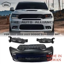 Front Bumper W/Daytime Running Light For 2021-2023 Dodge Durango SRT Complete