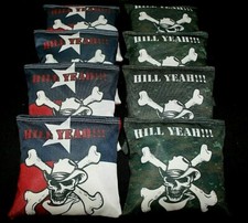  CUSTOM Military HILL YEAH Patriotic USA 8 ACA Regulation Cornhole Bean Bags