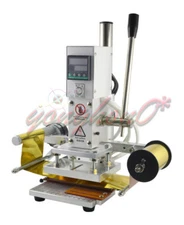 1PCS NEW Hot Foil Leather Embossing Stamping Machine 10*13CM 110V