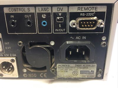 SONY DSR-20P MiniDV DV Player DVCAM Recorder inkl. case - geprüft vom Händler | eBay