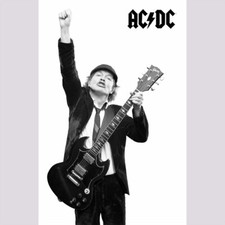 AC/Dc - Angus - Tessuto Poster Bandiera - 27x42 Musica TP217