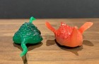 Vintage Set of 2 Scary Scooters Jigglers Monsters Friction Toys — photo 6