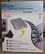 Plextor ConvertX (PX - AV100U) Analog - Digital Video Converter  - Never Used