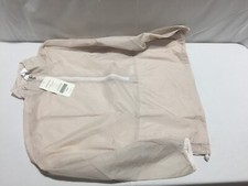 C53 FABLETICS Ash Croppped Half Zip Jacket Grey Mist Womens Size Small