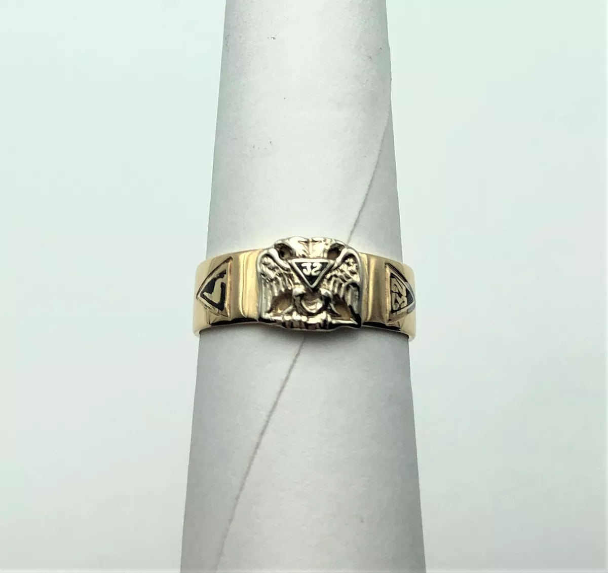 Double headed deals eagle masonic ring