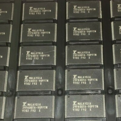 2 PIECE LOT) MBM29F400TA-90PFTN, FUJITSU, Flash, 512KX8, 90ns
