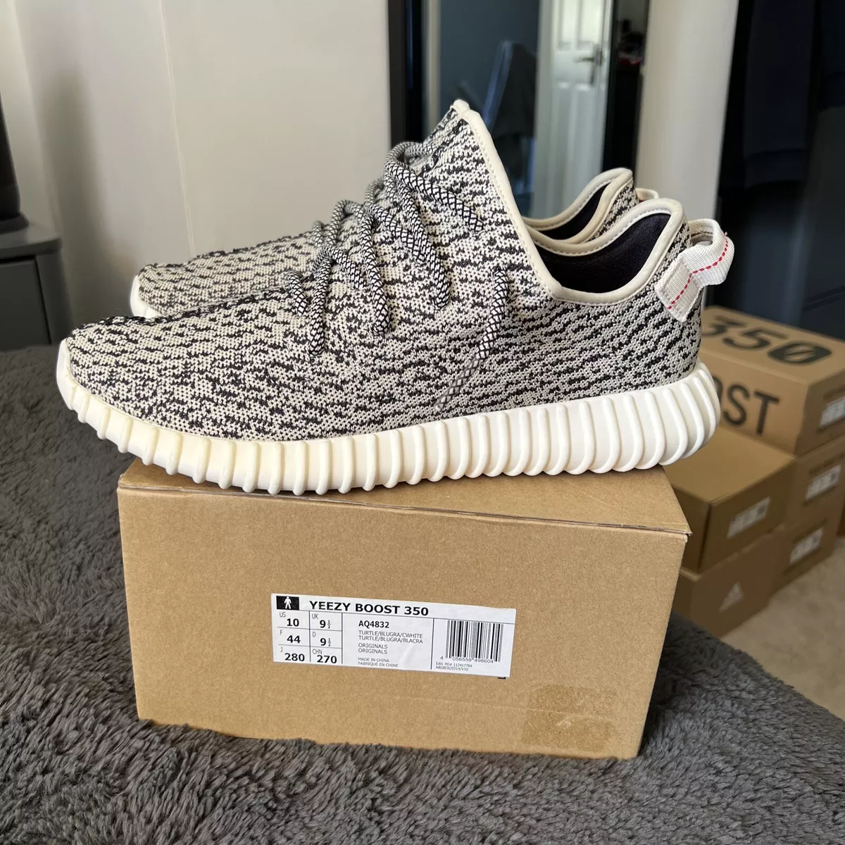 Adidas Yeezy 350 V1 Turtle Dove, UK 100% AQ4832 |