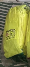 maxiflex 34-874 ultimate nitrile grip work gloves HIGH VISIBILITY(size M)12pair