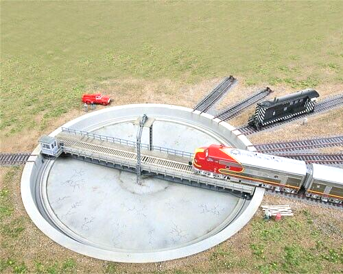 Walthers Cornerstone Drehscheibe Motorisiert – Für Modelleisenbahn H0, Durchmesser 41,7 Cm