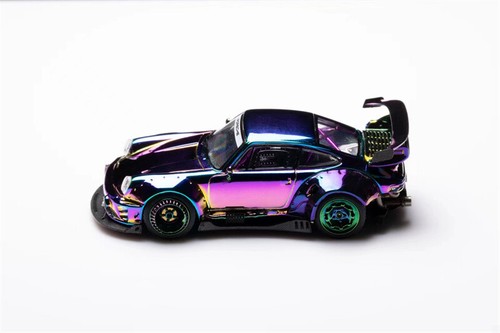 DCM 1:64 RWB 964 Colorful electroplating Diecast Model Car - Picture 1 of 3