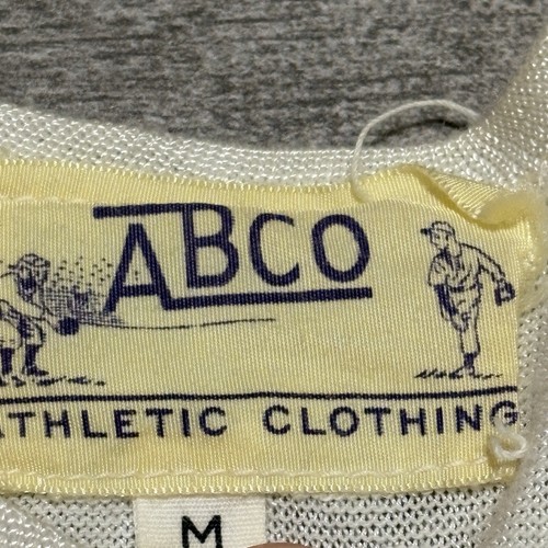 Antique Basketball Uniform Jersey Felt Lettering Satin Shorts 1930s 40s ABCO #5 - Picture 2 of 12