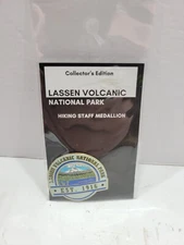 Lassen Volcanic US National Park EST. 1916 Hiking Staff Medallion Collectors Ed.