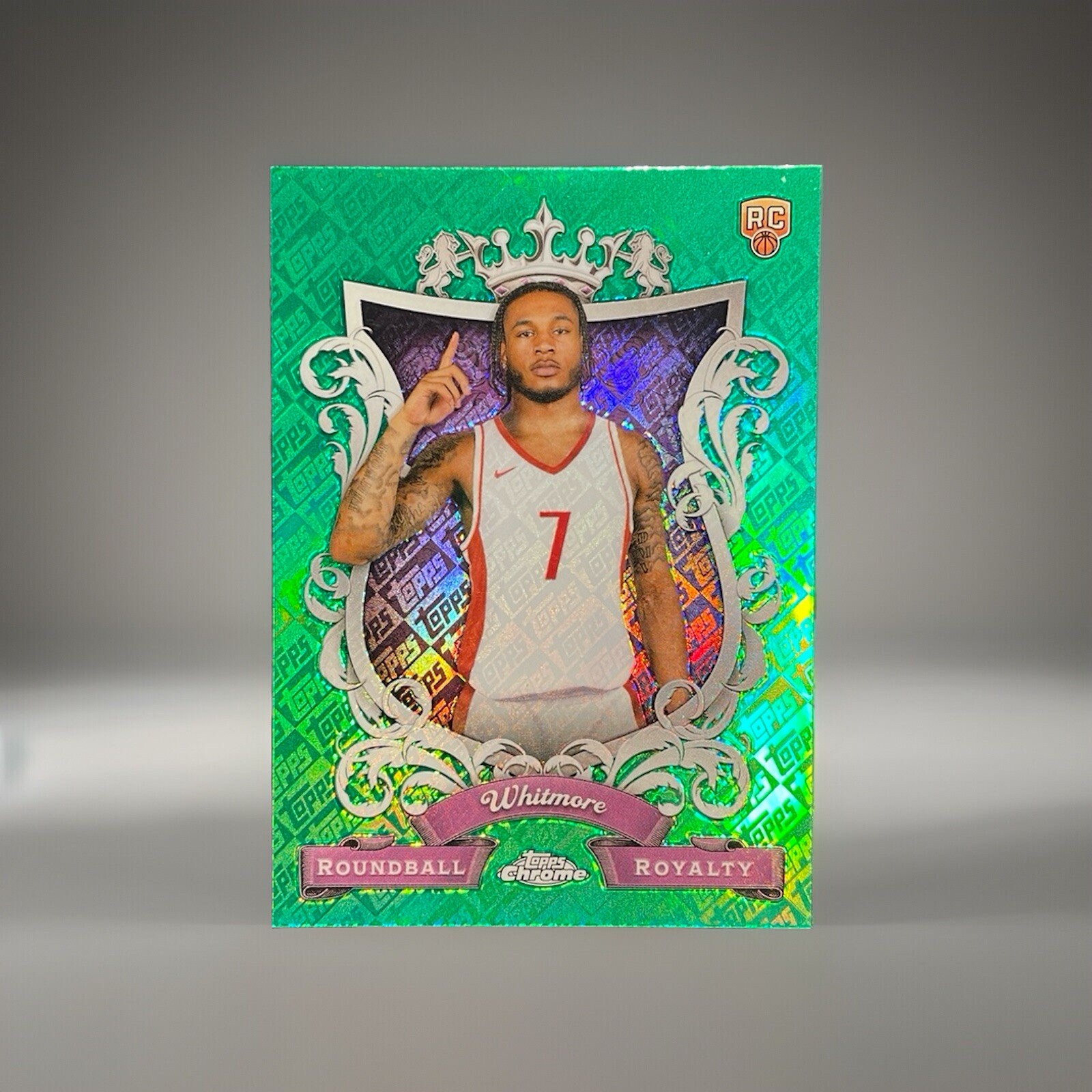 Cam Whitmore 2023-24 Topps Chrome Roundball Royalty Green Logofractor RC #RR-19