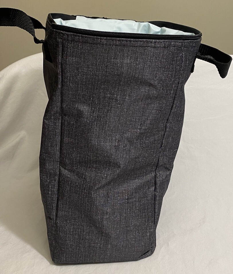 Thirty-One Single Thermal Organizer Black Crosshatch EUC | eBay