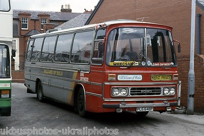 Williams, Bala PLG648P Wrexham 1987 Bus Foto