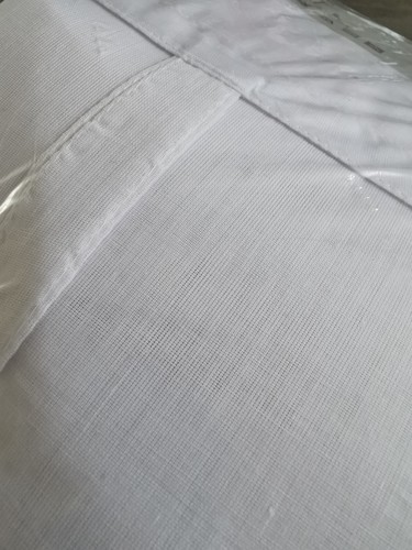 IKEA WILMA White Tab Top Curtain Panels 57”x 118” Cotton/Polyester Blend New - Picture 4 of 6