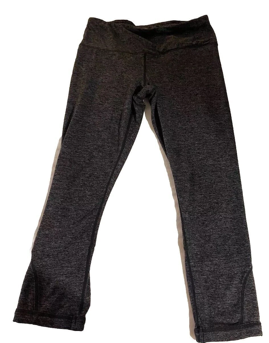 yogalicious cropped criss cross ballet style capri heather leggings