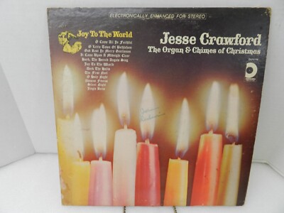 Jesse Crawford Joy To The World Organ & Chimes Design SDLP-X-16 1962 Vinyl LP