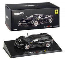 2013 Ferrari LaFerrari HY-KERS Schwarz Black 1:43 Hot Wheels Elite BCT84