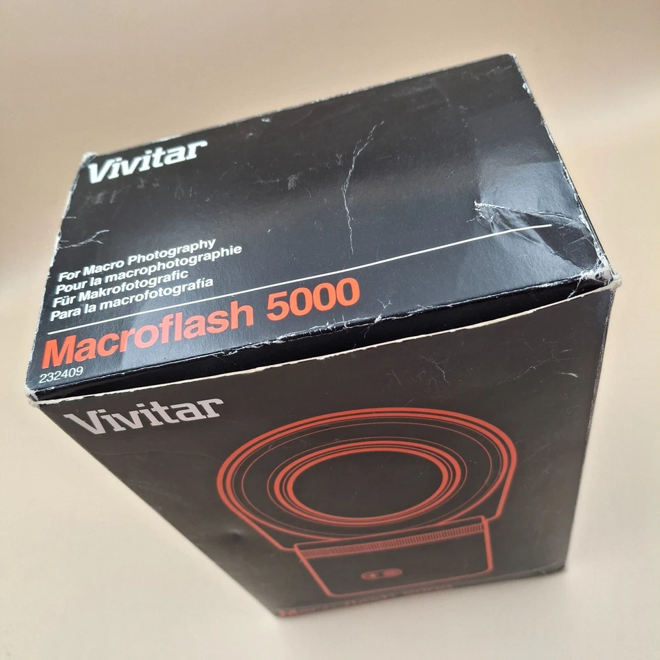 Vivitar Macroflash 5000 Ring Light/Macro Flash w/BOX + Accessories. *VGC* refB - Image 3 of 4